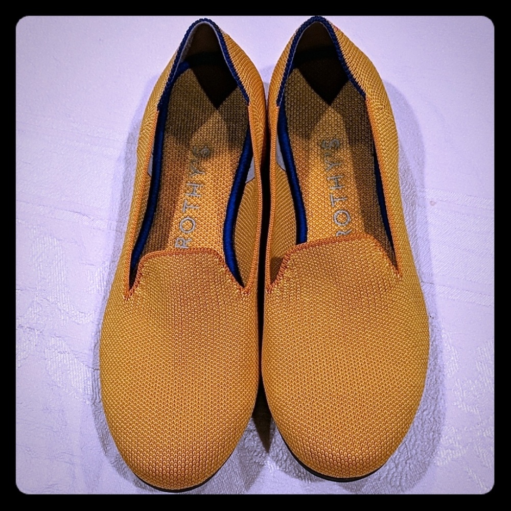 Rothy's Women's Loafers in Lemondrop, size 7